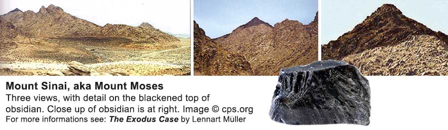 Mount Sinai with Obsidian at the top